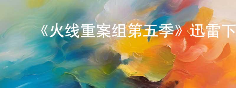 ﻿陈才富的网络影视资源,﻿《火线重案组第五季》迅雷下载/在线观看-犯罪历史-美剧天堂